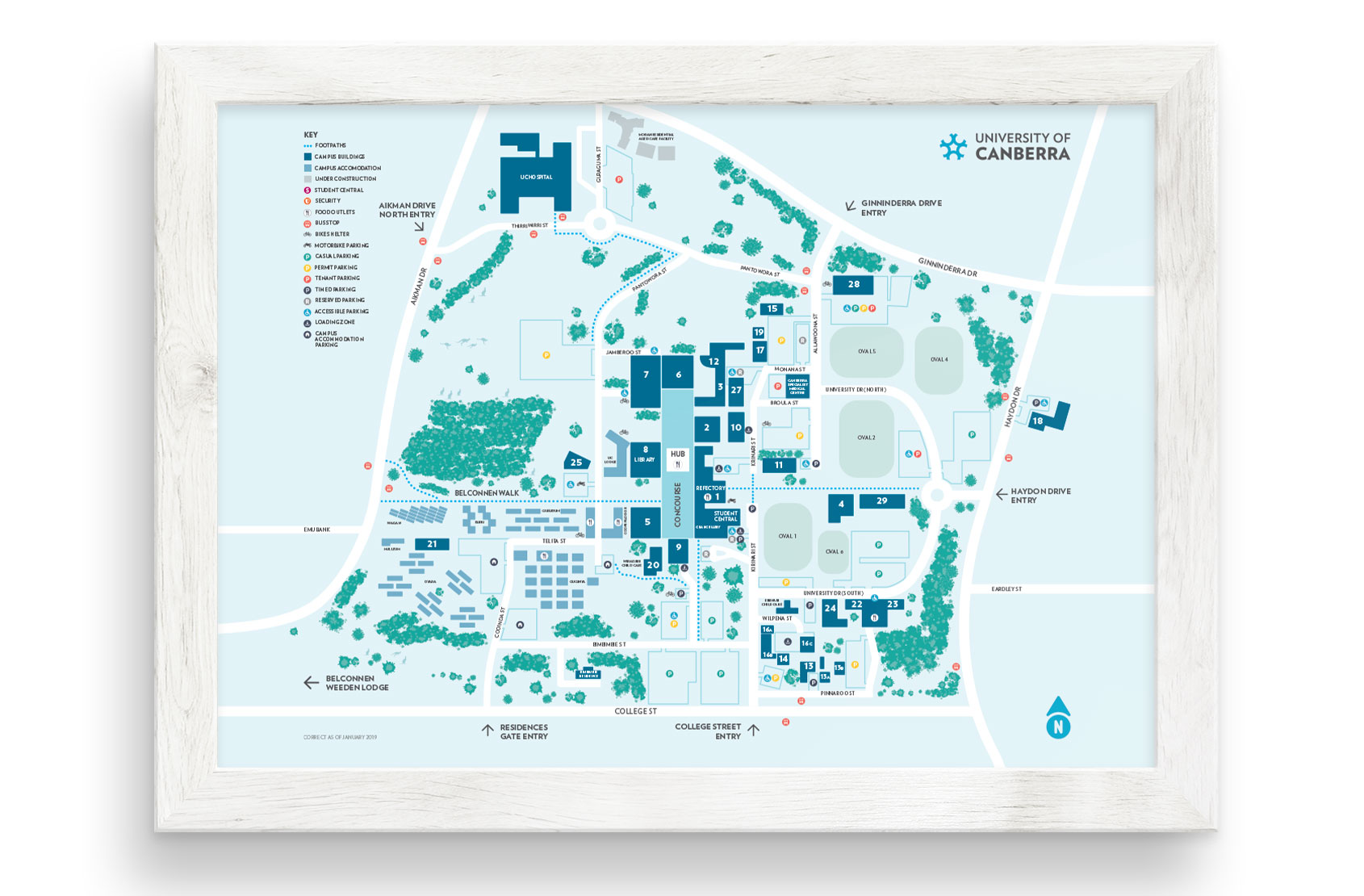 Updated UC Campus Map